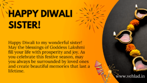 Happy Diwali sister